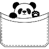 Panda pocket