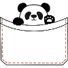 Panda pocket