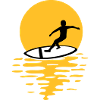 Sun Evening Surfers