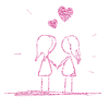 lesbiennes amants lesbiennes rose paillettes
