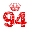 94 Number crown