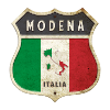 Modène Italie Armoiries Drapeaux Design