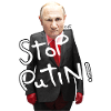 Stop Putin Protest Motif