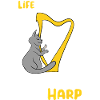 Harpe Musique Harpiste Musicien Cadeau