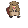 Team Beaver Funny Beaver