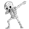 Dabbing Skeleton Dab Skeleton