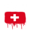 zurich, graffiti,drapeau,suisse,drapeau suisse