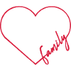 Lettering Family Herz