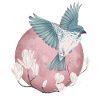 Bird and moon