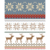 Frosty Christmas magic with reindeer