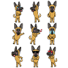 Malinois Dog Mechelaar Emoticon