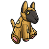 Malinois Dog Cuddly Toy Motif