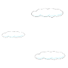 ciel arrière-plan trois nuages