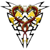 Chinese Dragon Heart Tribal R6Z