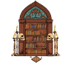Gothic Bookshelf - Dark Academia
