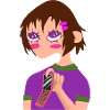 Y2K Fille Rose