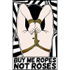 EROTISCHE POP-ART KUNSTWERK SEXY SHIBARI BONDAGE MEISJE