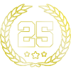 25 Zahl Kranz
