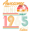 June 1965 Vintage Vintage Birthday Retro
