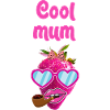 cool mum,pipe,strawberry,pop-art,pink,sunglasses