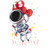 Astronaut 6th birthday