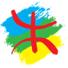 Stylized Amazigh flag