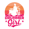 Drummer Girl Drumming Drum