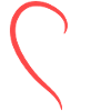 Half Red Heart