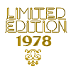 1978,limited edition,gold,ornament