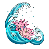 Lotus flower tattoo water lilies