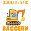 Baggern Lustiger Spruch Jungen Bagger
