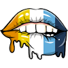 Dripping lips Aroace Pride