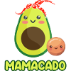 Mamacado Avocado Red Bandana Córka Syn