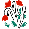 Poppies Matisse inspired