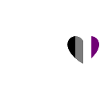Ace Pride Heartbeat Asexuel