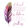 Inspiration Saying Feather