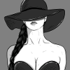 Woman with hat / pin-up