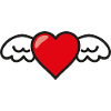 Heart Wings Angel Wings