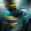 Contemporary digital apstract art