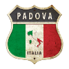 Padoue Italie Armoiries Drapeaux Design