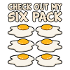 Cadeau Egg Sixpack