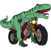 Dinosaur Motorcycle