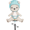cute bear on the bike