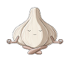 Funny Yoga Vegetable Meditating Garlic