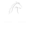 Einzigartige Herzenspferd-Handzeichnung