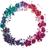 flowers,flower wreath,floral,illustration