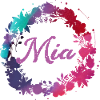 mia,flowers,flower wreath,floral,illustration