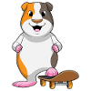 Guinea Pig Skater Skateboard