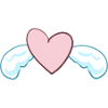 Angel heart symbol love