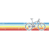Rainbow Stripes Bicycle